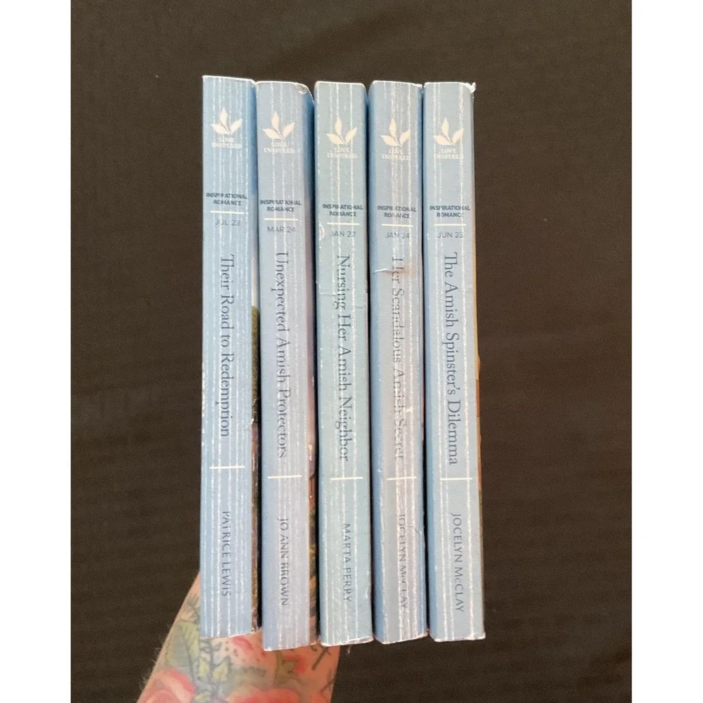 Love Inspired Amish Romance Lot 5 Books Softcover McClay Perry Brown Lewis